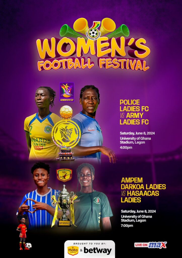 Ampem Darkoa Face Hasaacas Ladies In The WPL 2023/2024 Final On ...